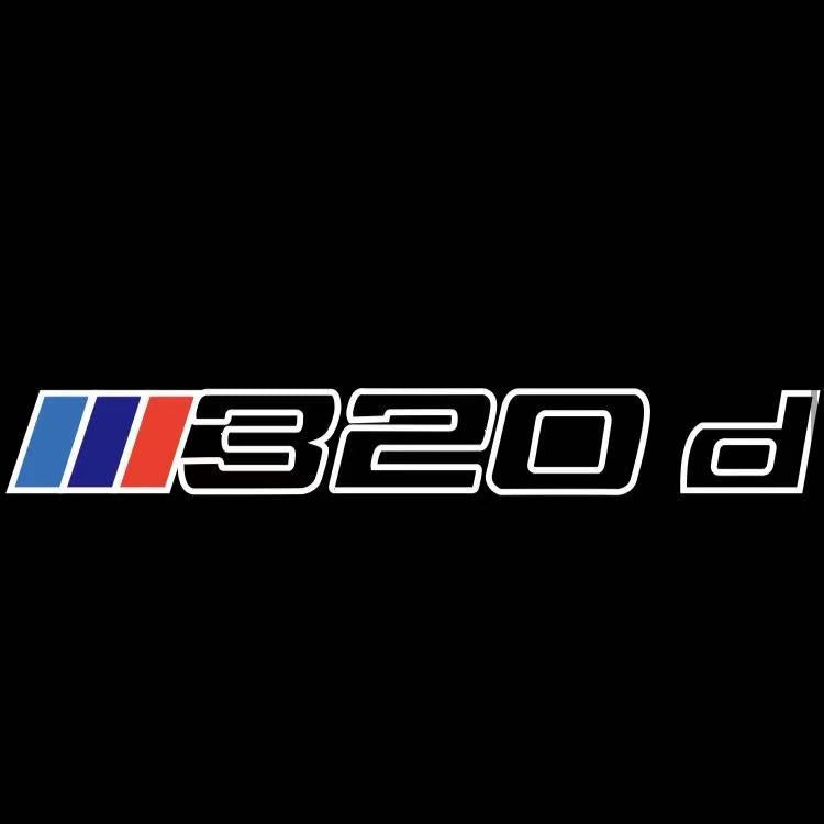 ÉCLAIRAGE DE PROJECTEUR BMW M3 LOGO Nr.24 (quantité 1 = 1 jeux / 2 feux de porte)