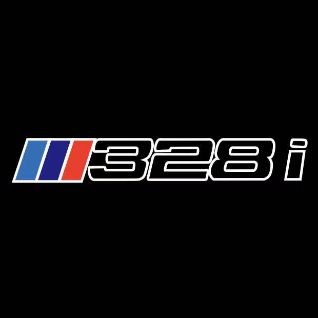 ÉCLAIRAGE DE PROJECTEUR BMW M3 LOGO Nr.24 (quantité 1 = 1 jeux / 2 feux de porte)