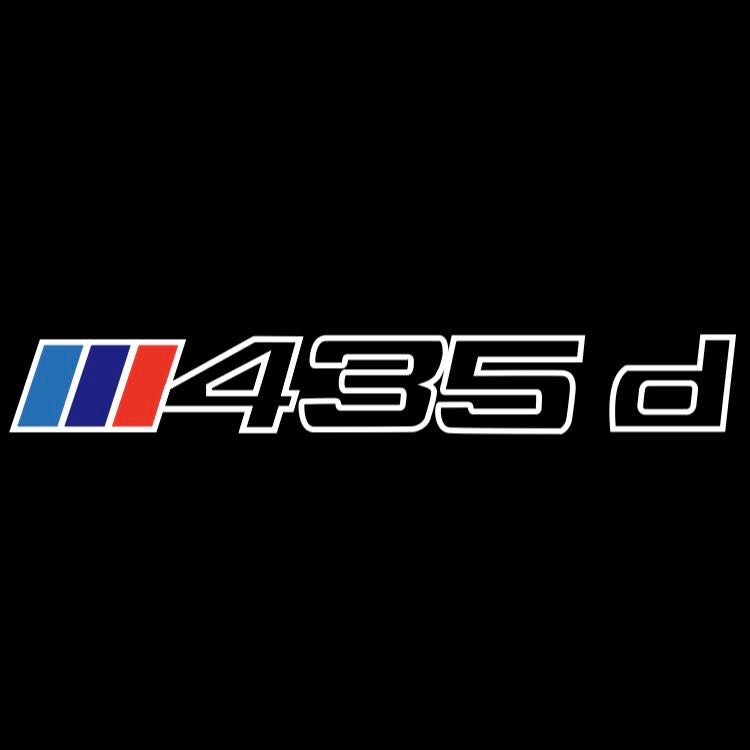 LUCES DE PROYECTOR DEL LOGOTIPO BMW M3 Nr.24 (cantidad 1 = 1 juegos / 2 luces de puerta)