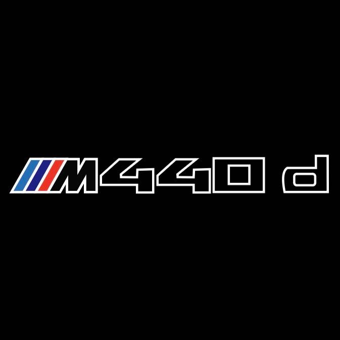 LUCES DE PROYECTOR DEL LOGOTIPO BMW M3 Nr.24 (cantidad 1 = 1 juegos / 2 luces de puerta)