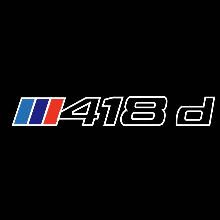 ÉCLAIRAGE DE PROJECTEUR BMW M3 LOGO Nr.24 (quantité 1 = 1 jeux / 2 feux de porte)