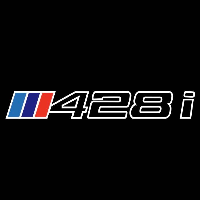 ÉCLAIRAGE DE PROJECTEUR BMW M3 LOGO Nr.24 (quantité 1 = 1 jeux / 2 feux de porte)