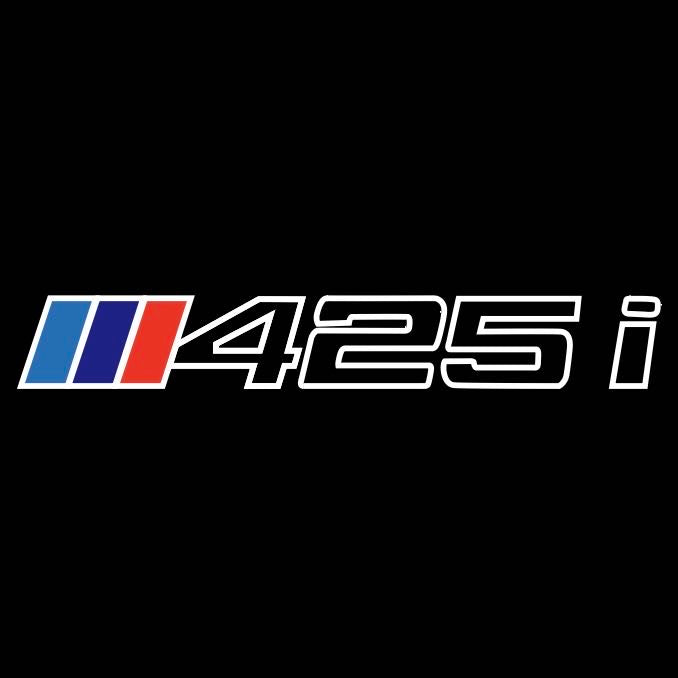 ÉCLAIRAGE DE PROJECTEUR BMW M3 LOGO Nr.24 (quantité 1 = 1 jeux / 2 feux de porte)