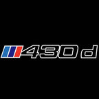 BMW M3 LOGO PROJECTOT LIGHTS Nr.24 (Menge 1 = 1 Sets/2 Türleuchten)