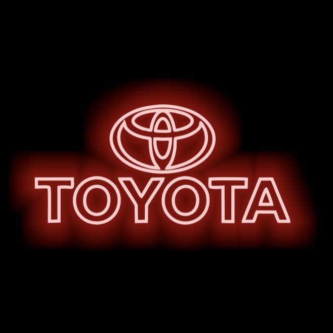 Toyota LOGO PROJECTOR LIGHTS Nr.02 (Anzahl 1 = 1 Sätze / 2 Türlichter)