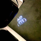 AUDI LOGO PROJECTOT LIGHTS Nr.46 (quantité 1 = 2 Logo Films /2 feux de porte)