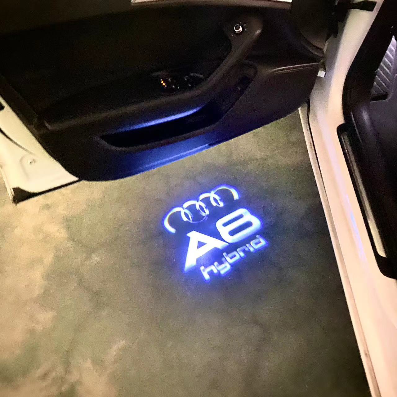 AUDI LOGO PROJECTOT LIGHTS Nr.46 (quantità 1 = 2 Logo Film /2 porta luci)