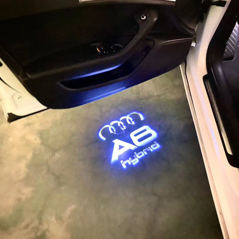 AUDI LOGO PROJECTOR LIGHTS Nr.46 (Menge 1 = 2 Logo Films / 2 Türlichter)