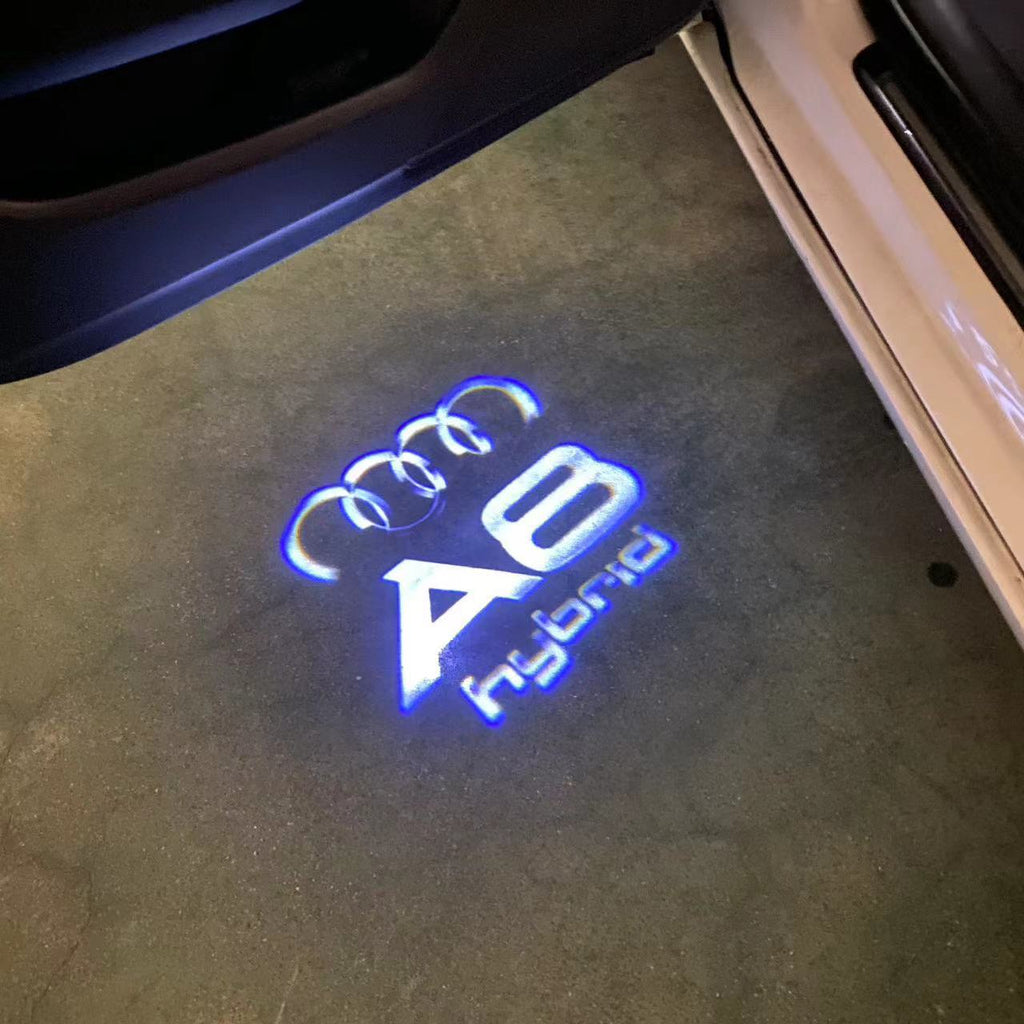 AUDI LOGO PROJECTOT LIGHTS Nr.46 (quantité 1 = 2 Logo Films /2 feux de porte)