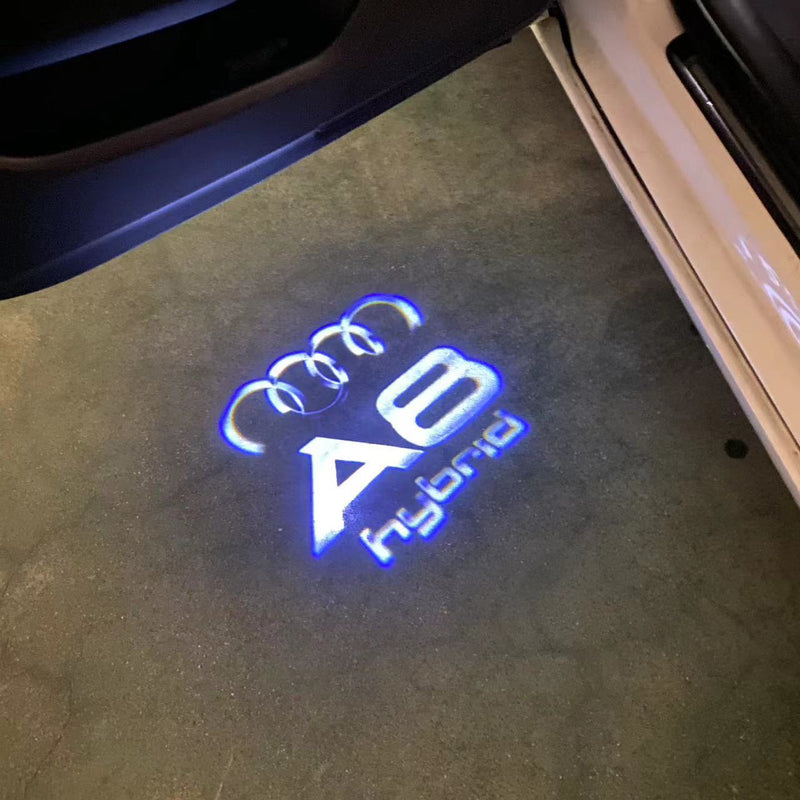 AUDI LOGO PROJECTOR LIGHTS Nr.46 (Menge 1 = 2 Logo Films / 2 Türlichter)