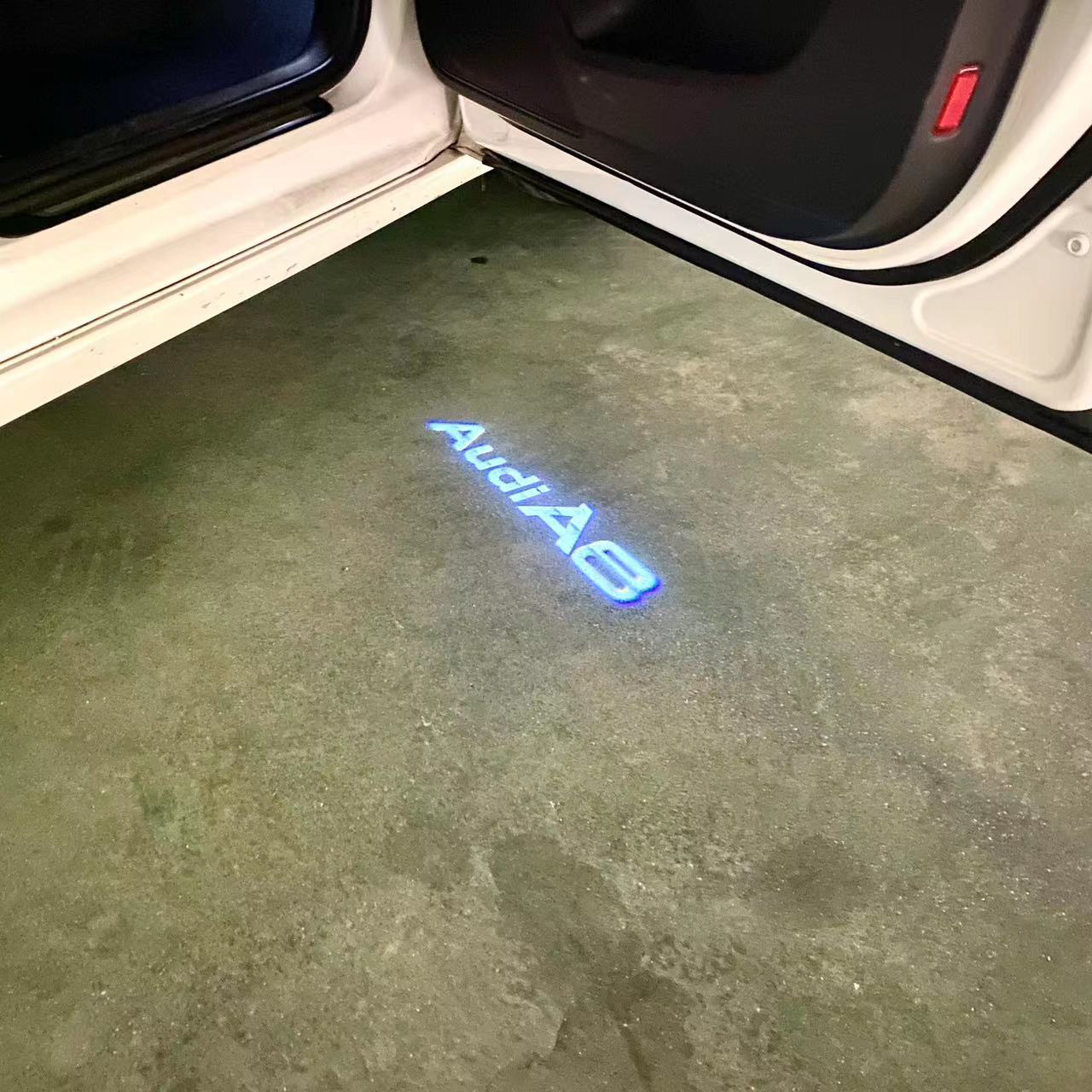 AUDI LOGO PROJECTOT LIGHTS Nr.46 (quantità 1 = 2 Logo Film /2 porta luci)