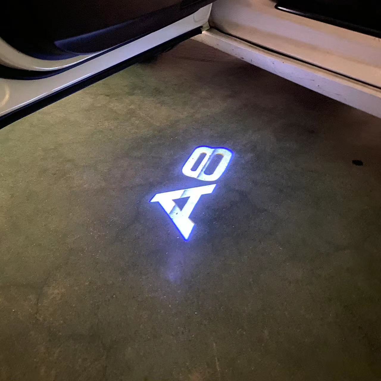 AUDI LOGO PROJECTOT LIGHTS Nr.46 (quantità 1 = 2 Logo Film /2 porta luci)
