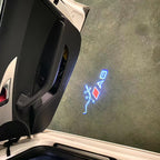 AUDI LOGO PROJECTOR LIGHTS Nr.46 (Menge 1 = 2 Logo Films / 2 Türlichter)