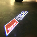 AUDI LOGO PROJECT LIGHTS Nr.120 (quantità 1= 2 Logo Films /2 porta luci）