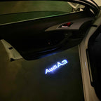 AUDI  A3 LOGO PROJECTOT LIGHTS  (quantity 1 = 2 Logo Films /2 door lights）Nr.12B93
