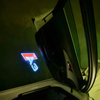 AUDI  A3 LOGO PROJECTOT LIGHTS  (quantity 1 = 2 Logo Films /2 door lights）Nr.12B80