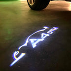 AUDI LOGO PROJECTOT LIGHTS Nr.120 (Menge 1 = 2 Logofolien /2 Türleuchten)