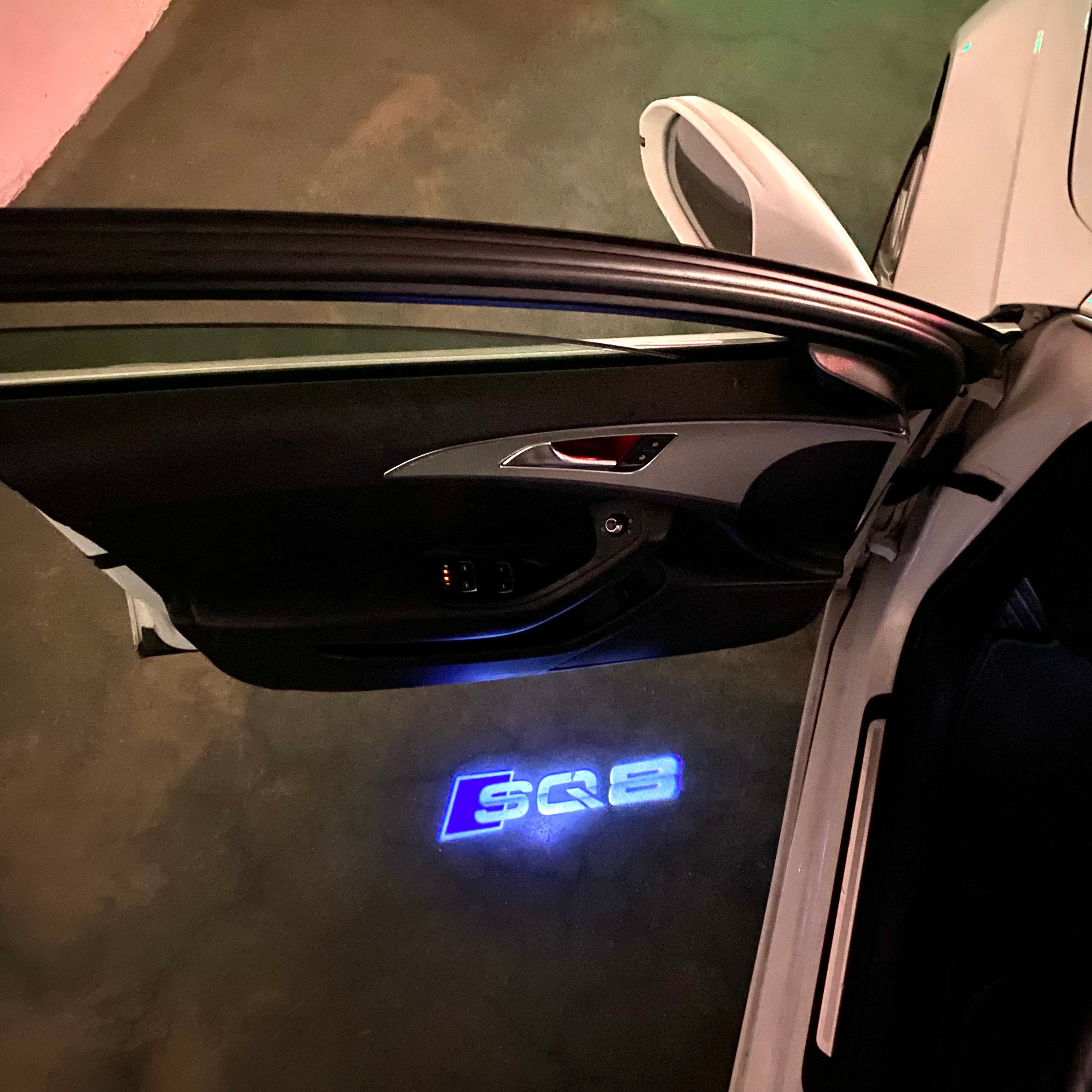 AUDI LOGO PROJECT LIGHTS Nr.120 (quantità 1= 2 Logo Films /2 porta luci）