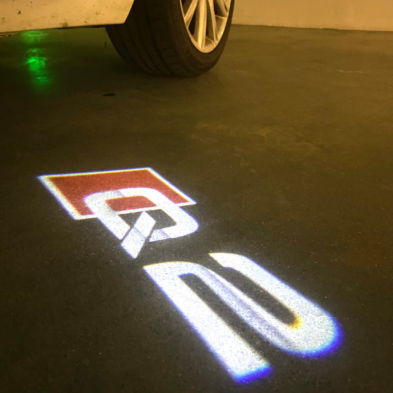 AUDI LOGO PROJECT LIGHTS Nr.120 (quantità 1= 2 Logo Films /2 porta luci）