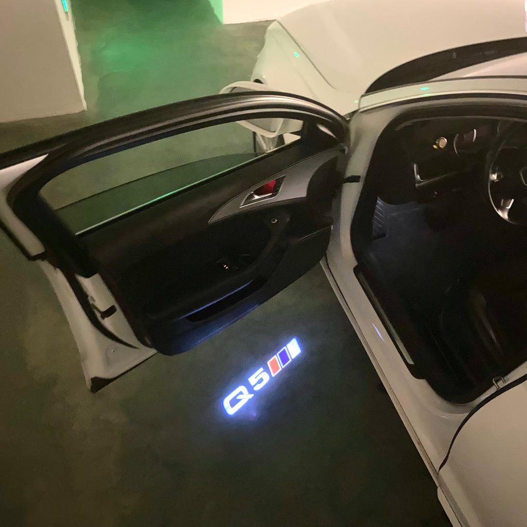 AUDI LOGO PROJECT LIGHTS Nr.120 (quantità 1= 2 Logo Films /2 porta luci）