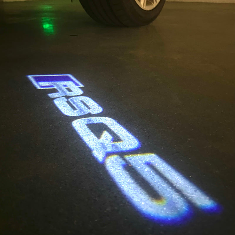 AUDI LOGO PROJECT LIGHTS Nr.120 (quantità 1= 2 Logo Films /2 porta luci）