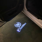 AUDI LOGO PROJECTOT LIGHTS Nr.19 (الكمية 1 = 2 Logo Films /2 أضواء الباب)