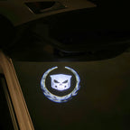 CADILLAC ORIGINAL LOGO PROJECTOT LIGHTS Nr.9770 (quantity 1 = 2 Logo Films /2 door lights）