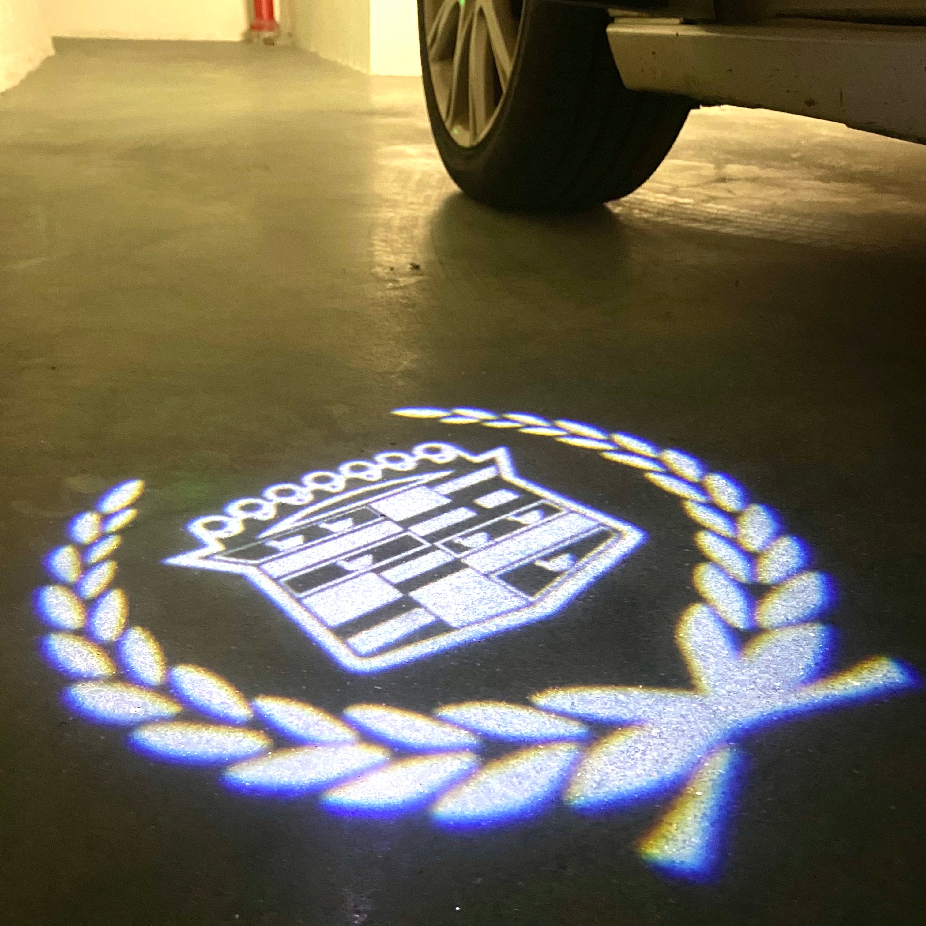 AUDI LOGO PROJECTOT LIGHTS Nr.19 (quantità 1 = 2 Logo Films /2 luci porta)