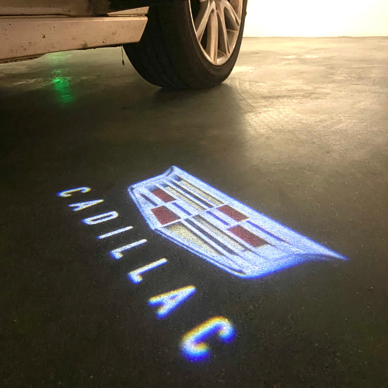 AUDI LOGO PROJECTOT LIGHTS Nr.19 (cantidad 1 = 2 películas con logotipo /2 luces de puerta)