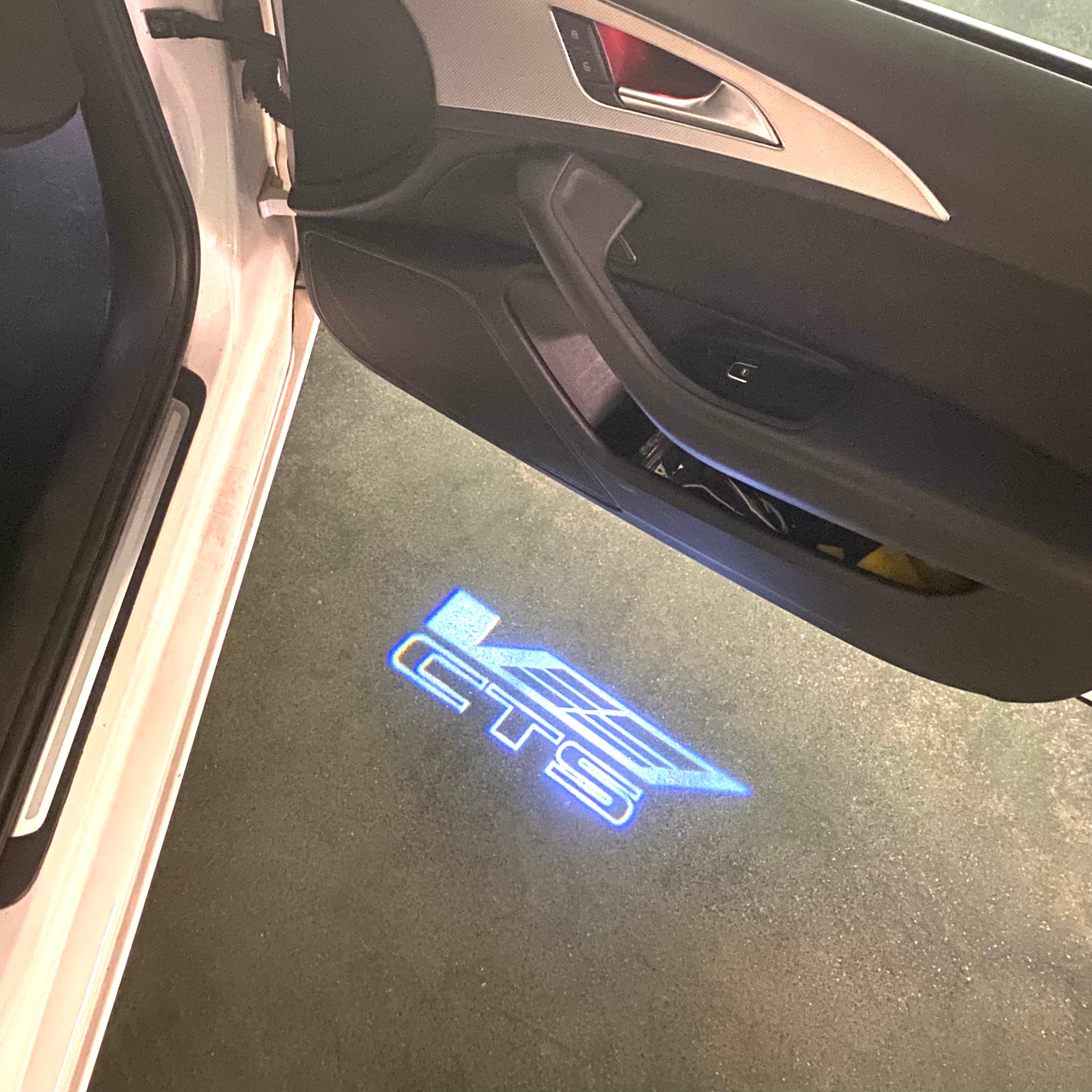 AUDI LOGO PROJECTOT LIGHTS Nr.19 (quantità 1 = 2 Logo Films /2 luci porta)