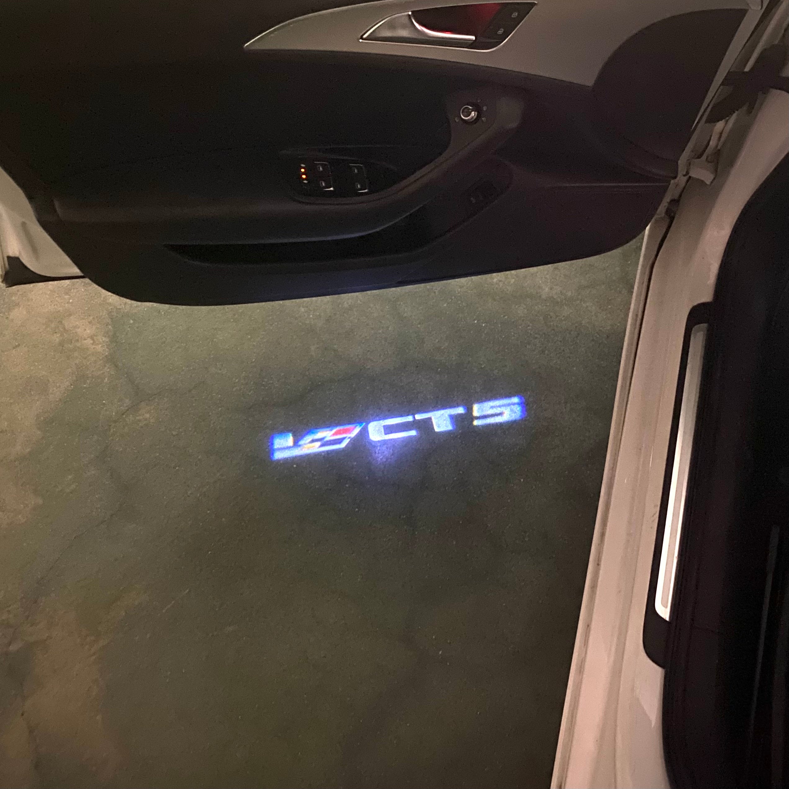 AUDI LOGO PROJECTOT LIGHTS Nr.19 (quantità 1 = 2 Logo Films /2 luci porta)