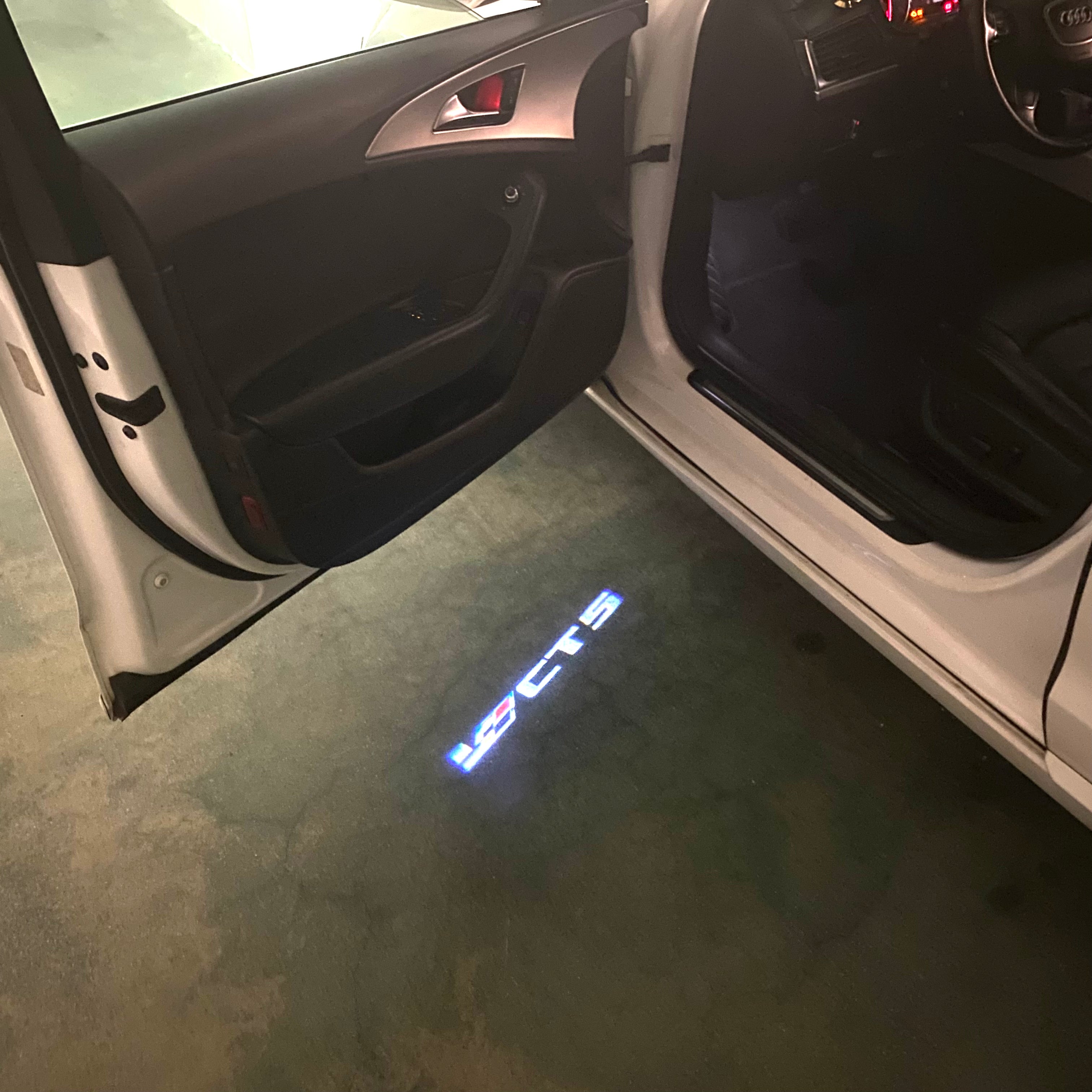 AUDI LOGO PROJECTOT LIGHTS Nr.19 (quantità 1 = 2 Logo Films /2 luci porta)