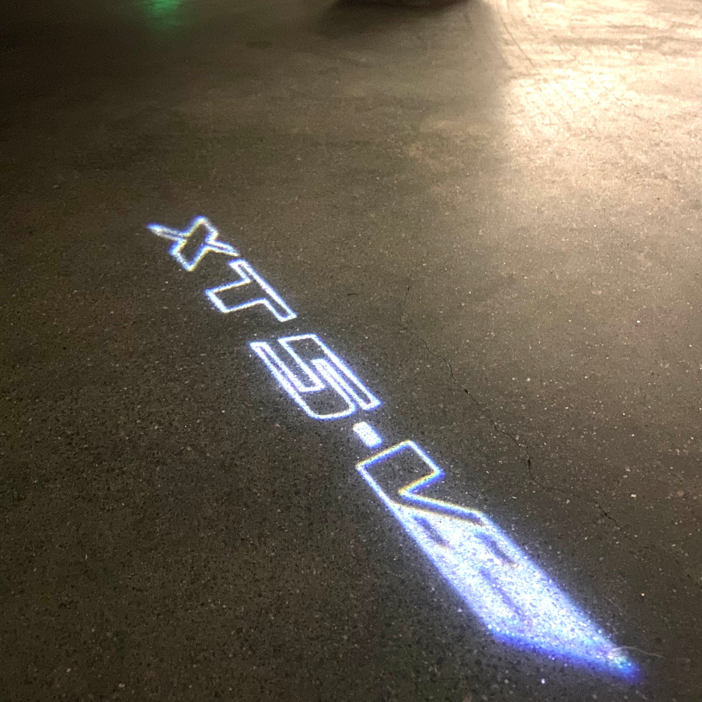 AUDI LOGO PROJECTOT LIGHTS Nr.19 (Menge 1 = 2 Logo Folien /2 Türleuchten)