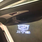 CADILLAC XTS LOGO PROJECTOT LIGHTS Nr.9726 (quantity 1 = 2 Logo Films /2 door lights）