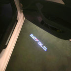 AUDI LOGO PROJECTOT LIGHTS Nr.19 (الكمية 1 = 2 Logo Films /2 أضواء الباب)