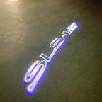 AUDI LOGO PROJECTOT LIGHTS Nr.19 (الكمية 1 = 2 Logo Films /2 أضواء الباب)