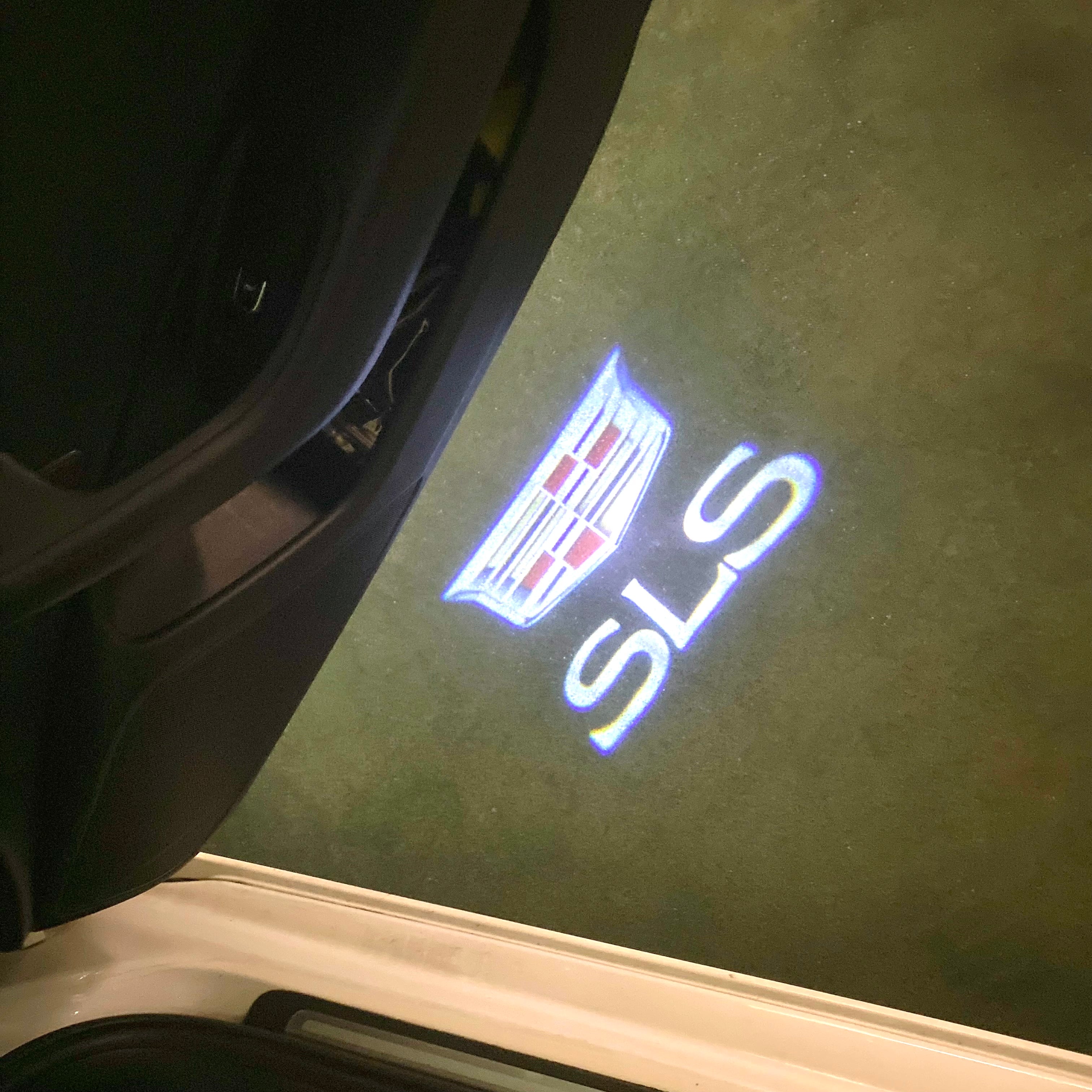 AUDI LOGO PROJECTOT LIGHTS Nr.19 (quantità 1 = 2 Logo Films /2 luci porta)