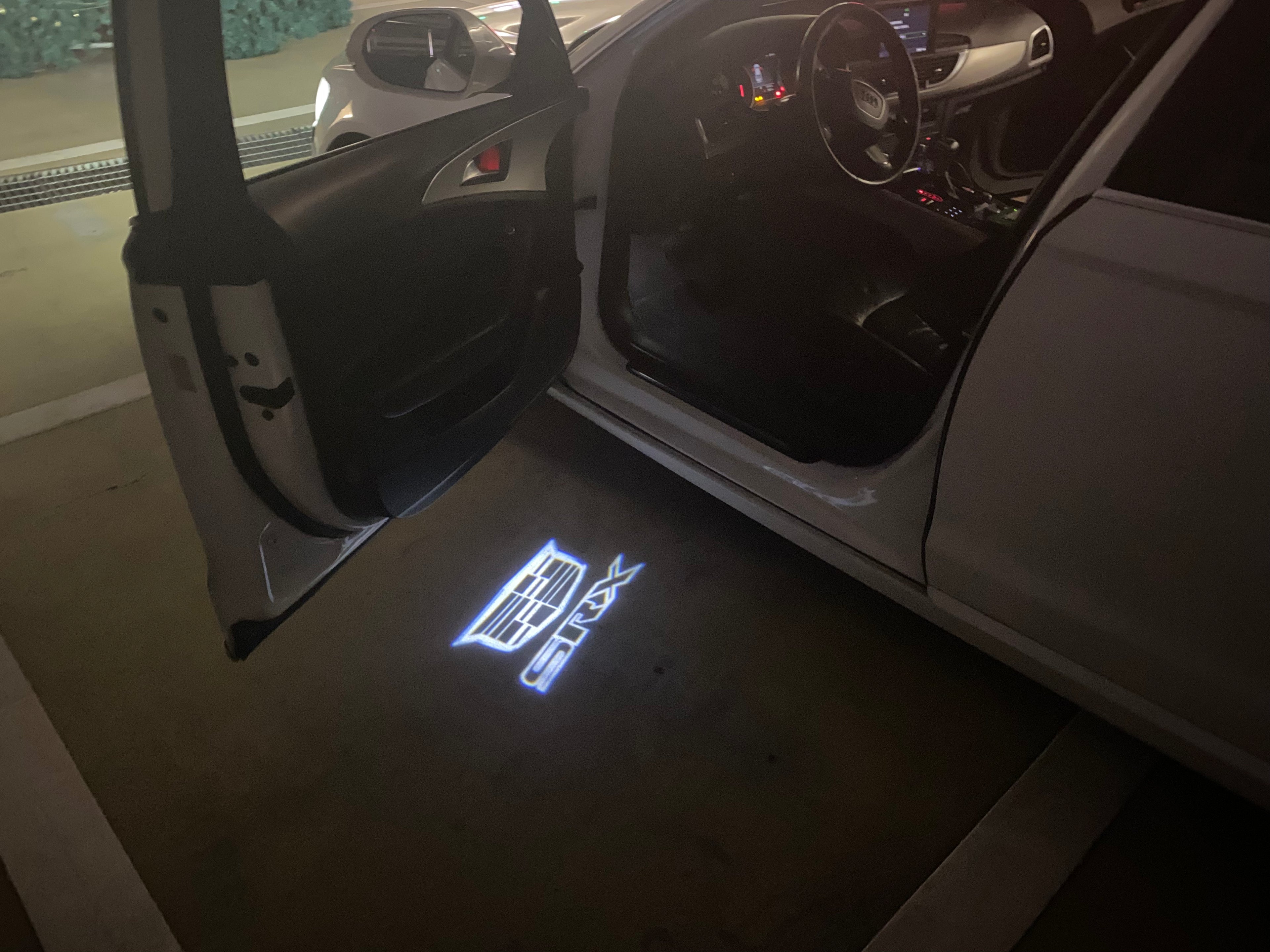 AUDI LOGO PROJECTOT LIGHTS Nr.19 (quantità 1 = 2 Logo Films /2 luci porta)