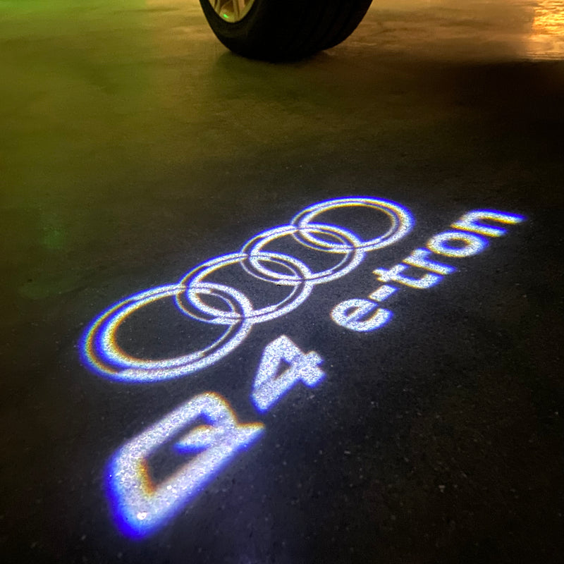 AUDI LOGO PROJECTOT LIGHTS Nr.120 (quantité 1 = 2 Logo Films /2 feux de porte)