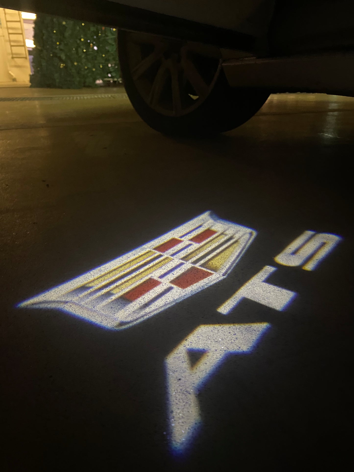 AUDI LOGO PROJECTOT LIGHTS Nr.19 (Menge 1 = 2 Logo Folien /2 Türleuchten)