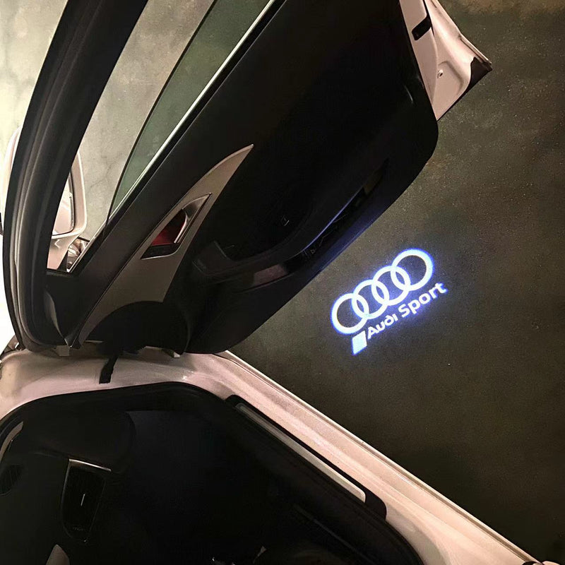 AUDI LOGO PROJECT LIGHTS Nr.120 (quantità 1= 2 Logo Films /2 porta luci）