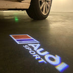 AUDI LOGO PROJECT LIGHTS Nr.120 (quantità 1= 2 Logo Films /2 porta luci）