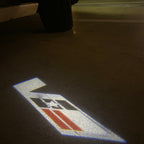 CADILLAC V  SERIES LOGO PROJECTOT LIGHTS Nr.9773 (quantity 1 = 2 Logo Films /2 door lights）