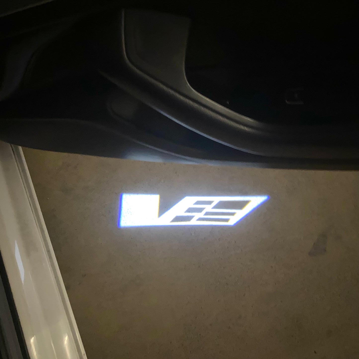 AUDI LOGO PROJECTOT LIGHTS Nr.19 (Menge 1 = 2 Logo Folien /2 Türleuchten)