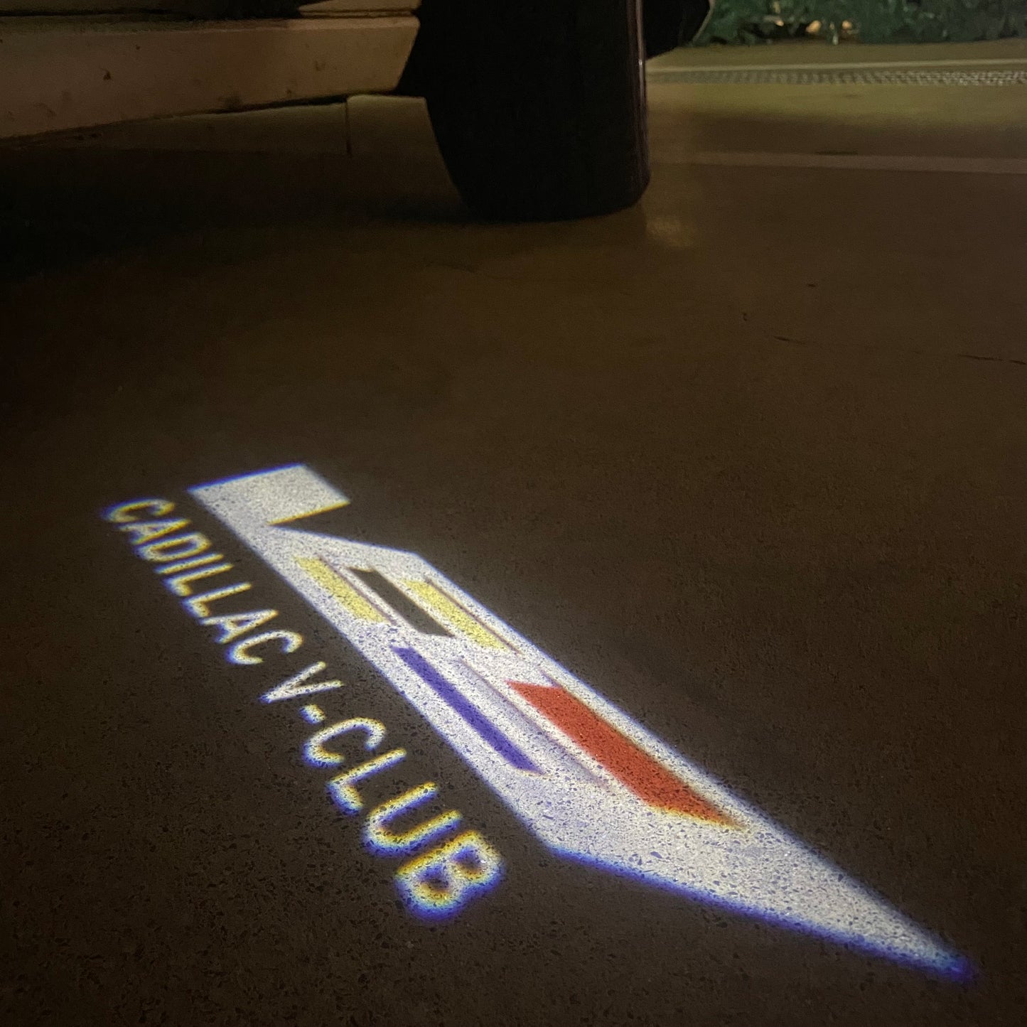 AUDI LOGO PROJECTOT LIGHTS Nr.19 (Menge 1 = 2 Logo Folien /2 Türleuchten)