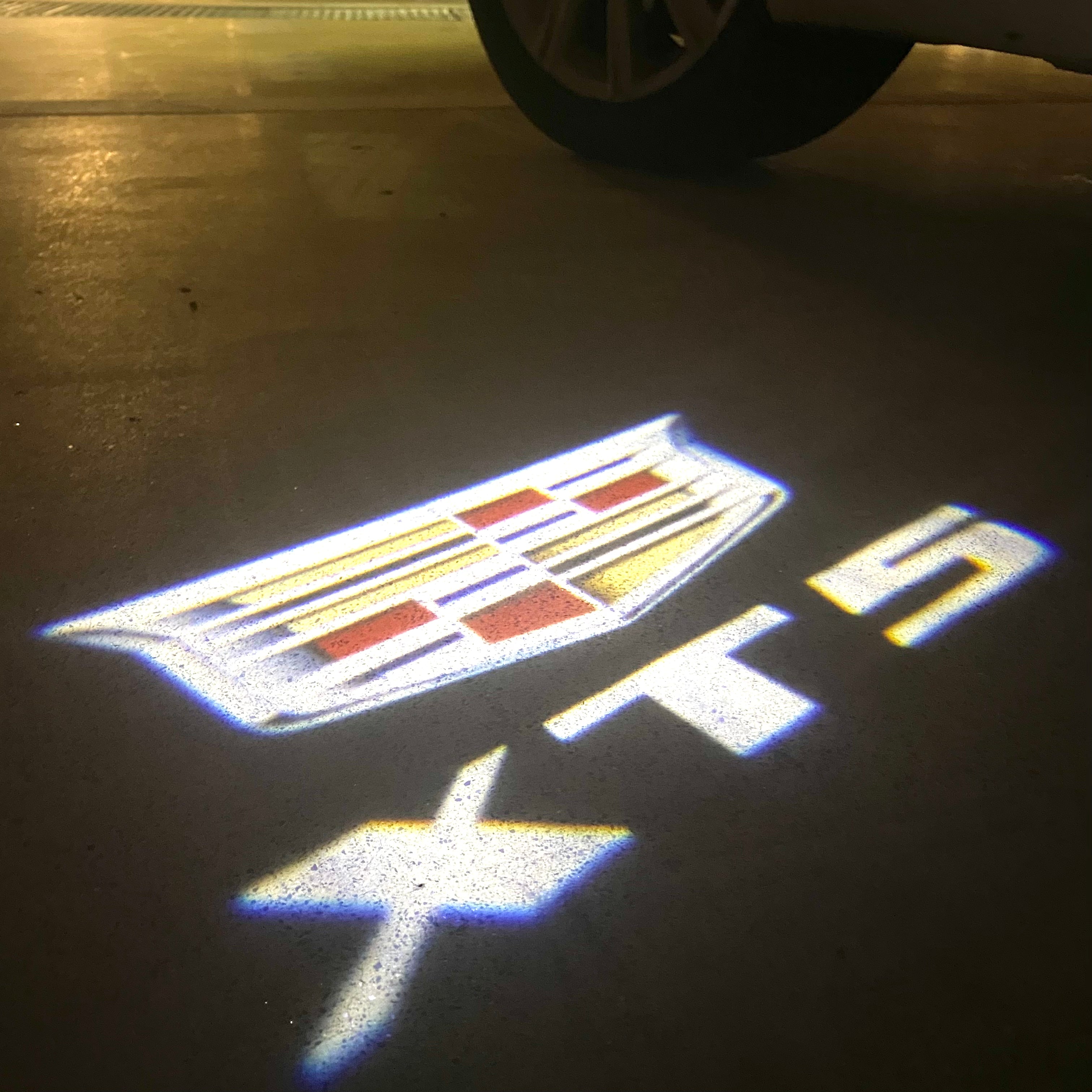 AUDI LOGO PROJECTOT LIGHTS Nr.19 (quantità 1 = 2 Logo Films /2 luci porta)