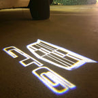 AUDI LOGO PROJECTOT LIGHTS Nr.19 (quantité 1 = 2 Logo Films /2 feux de porte)