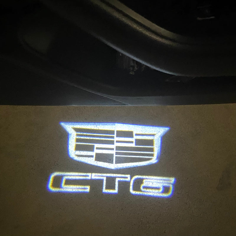 AUDI LOGO PROJECTOT LIGHTS Nr.19 (cantidad 1 = 2 películas con logotipo /2 luces de puerta)