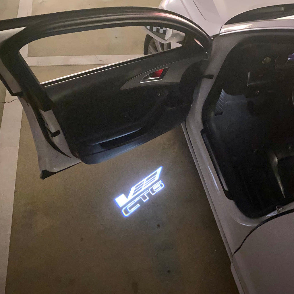 AUDI LOGO PROJECTOT LIGHTS Nr.19 (quantité 1 = 2 Logo Films /2 feux de porte)