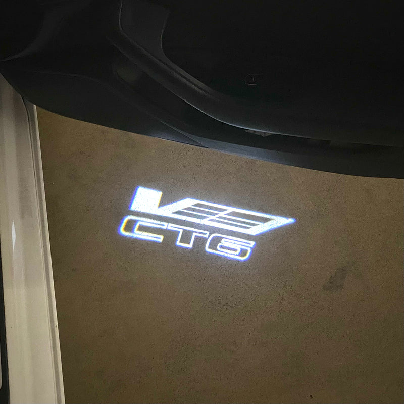 AUDI LOGO PROJECTOT LIGHTS Nr.19 (cantidad 1 = 2 películas con logotipo /2 luces de puerta)